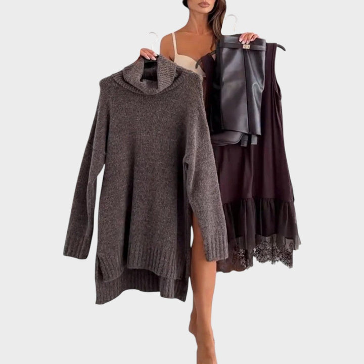 ARABELLA™ | The Soft Layered Knit Dress