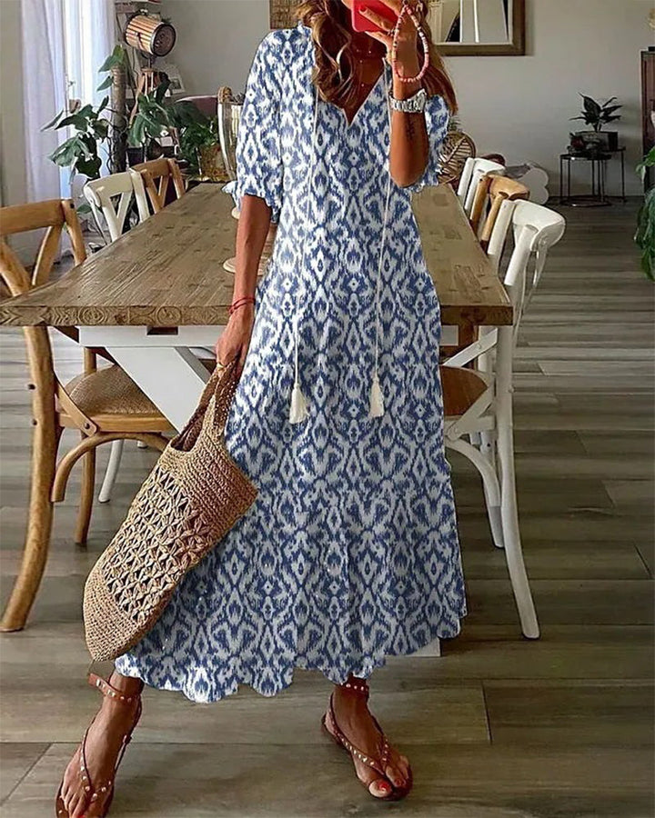 Lisa – Boho-Inspired A-Line Dress
