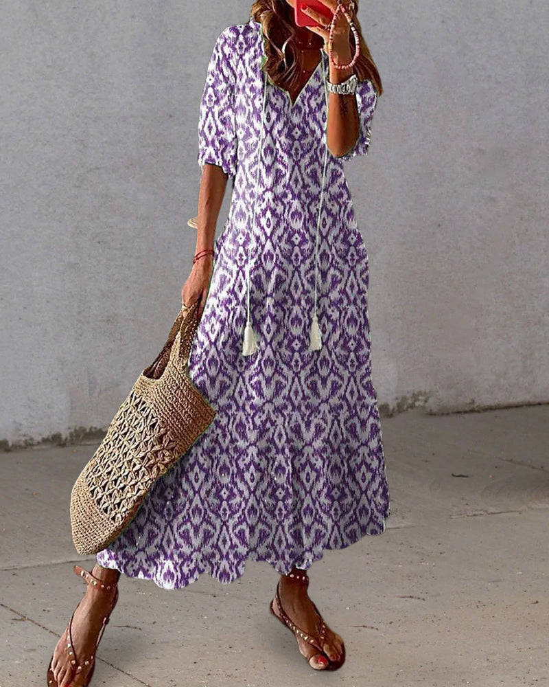 Lisa – Boho-Inspired A-Line Dress