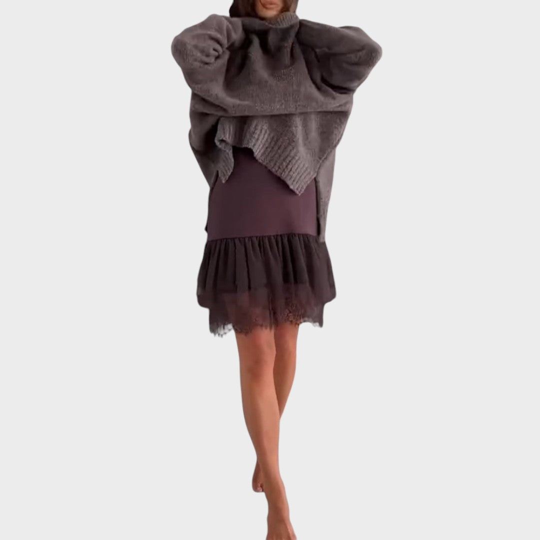 ARABELLA™ | The Soft Layered Knit Dress