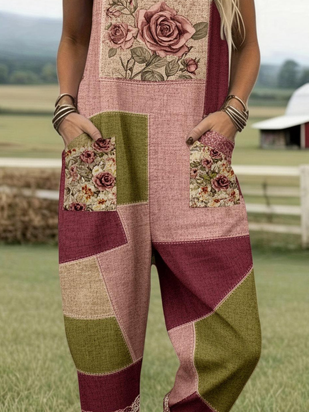 Cotswold | Heirloom Garden Patch Dungarees