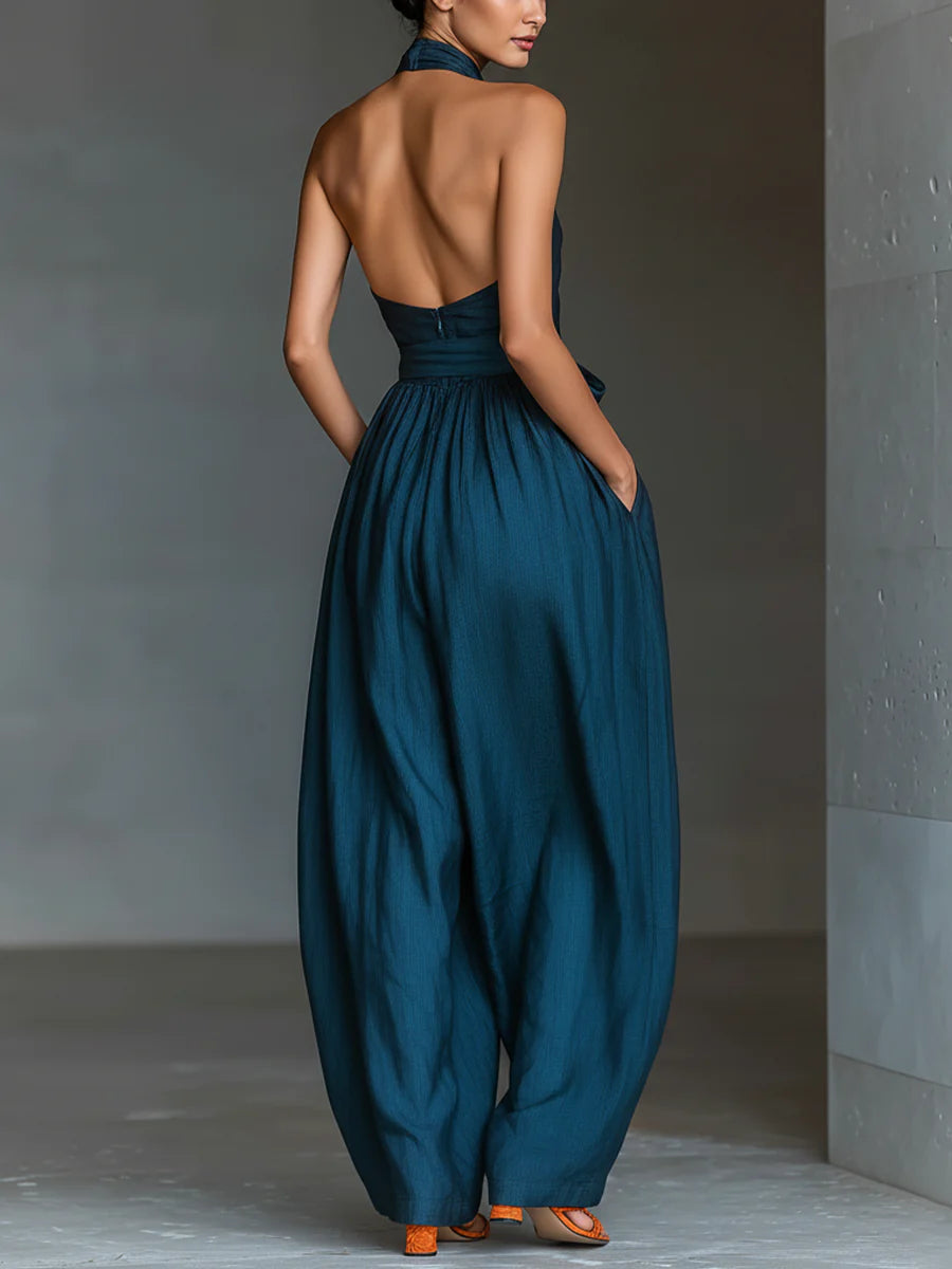 Elodie | Midnight Harbour Jumpsuit