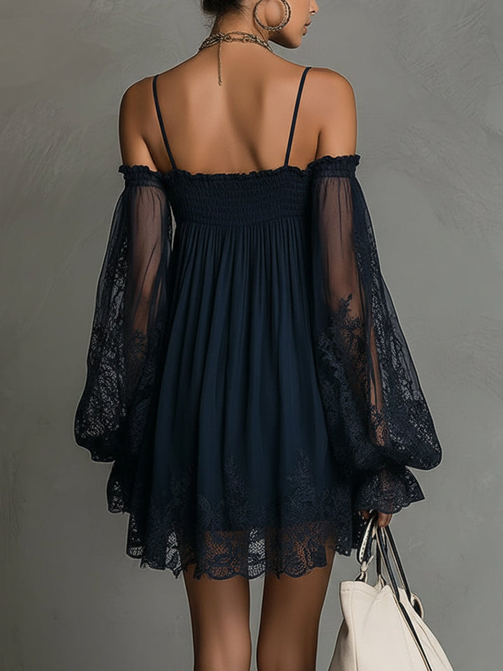 Noira | Soft Chiffon Evening Mini Dress