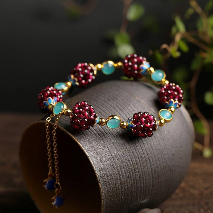 Bracelet en Pierre Naturelle Baies