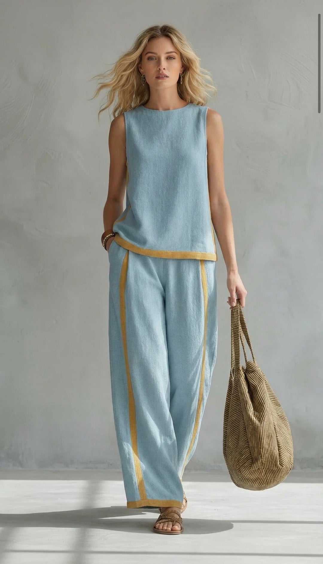 Elira | Relaxed Linen Two-Piece Set