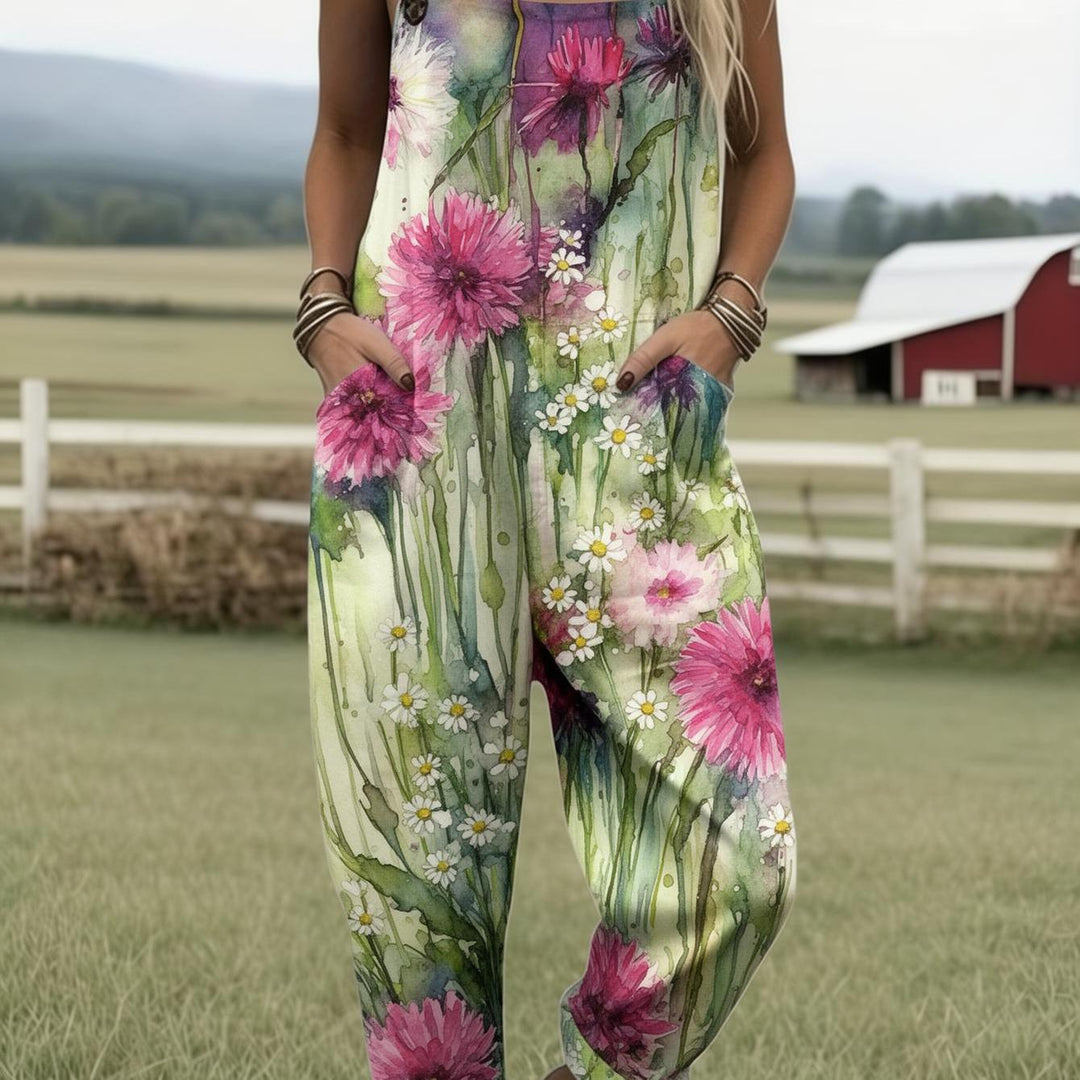 Meadowlark | Wildflower Meadow Drift Dungarees