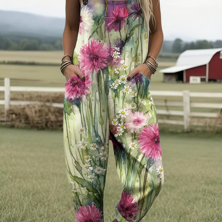 Meadowlark | Wildflower Meadow Drift Dungarees
