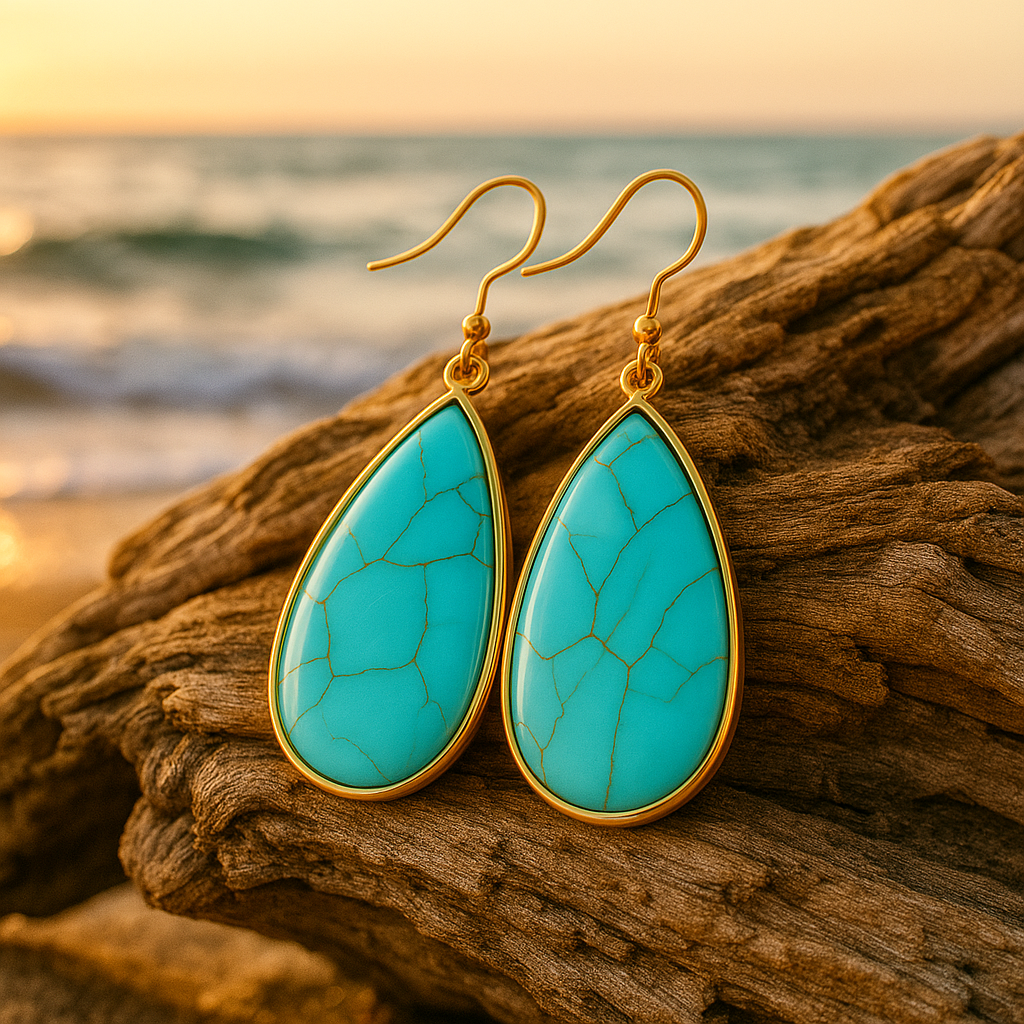 Earrings Turquoise Eternal Connection