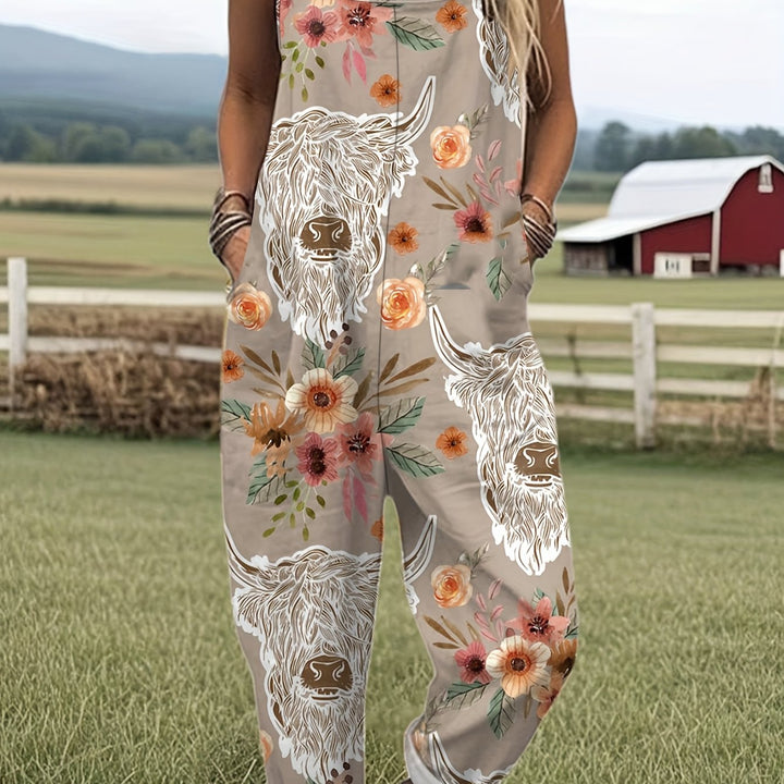 Zomer Weide Vakantie Stijl Mode Casual Dames All-Over Print Dagelijkse Werkkleding