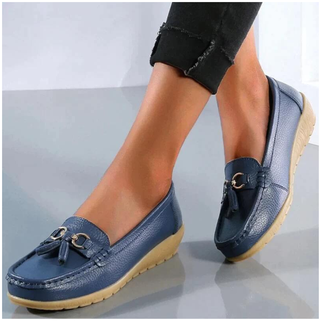 Comfort Loafers with Tassel Detail | Cushioned Walking Flats | Slip-On Everyday Shoes Canada