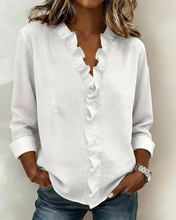 Amelia™ | Heritage Ruffle Blouse