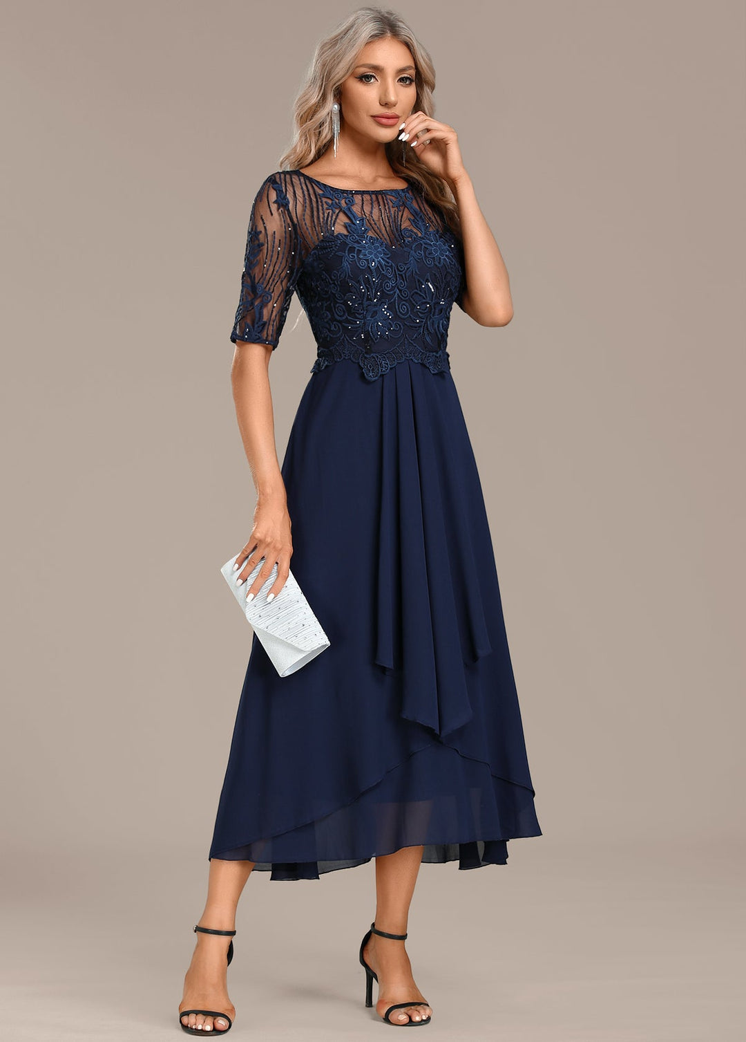 Sophie™ | Midnight Lace Occasion Dress