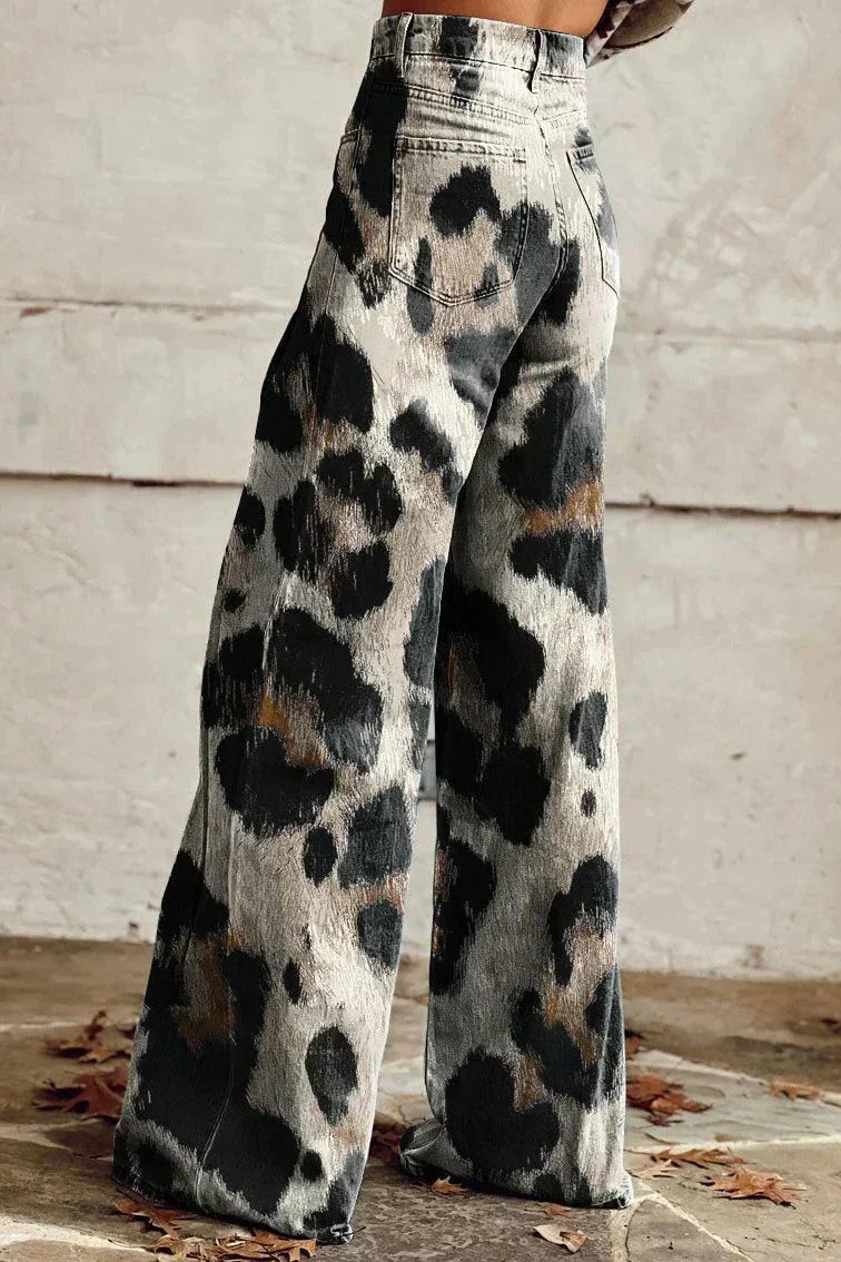 Cheetah | Effortless Wide-Leg Trousers