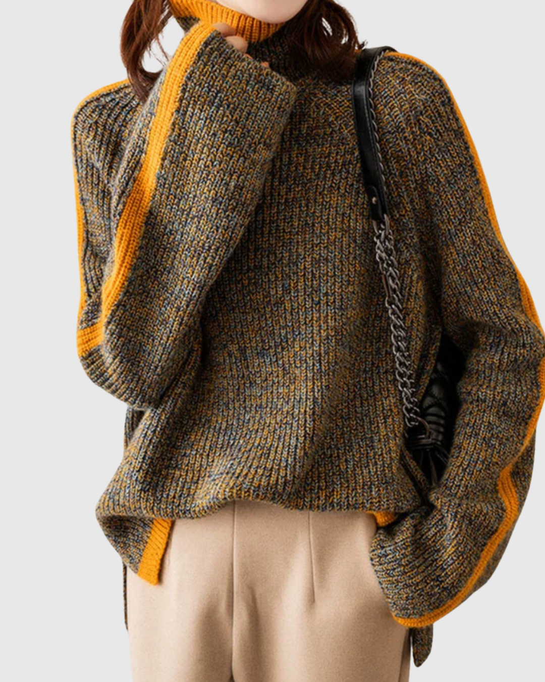 THALIRA | TURTLENECK SWEATER