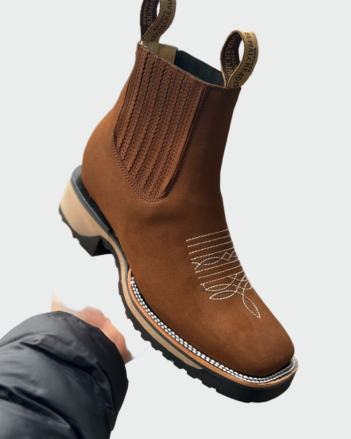 Olivia | Leather Cowboy Boots