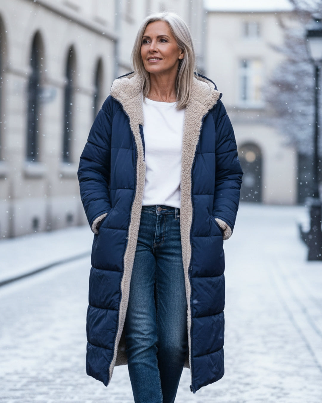 Margaret™ | Luxe Sherpa Longline Coat