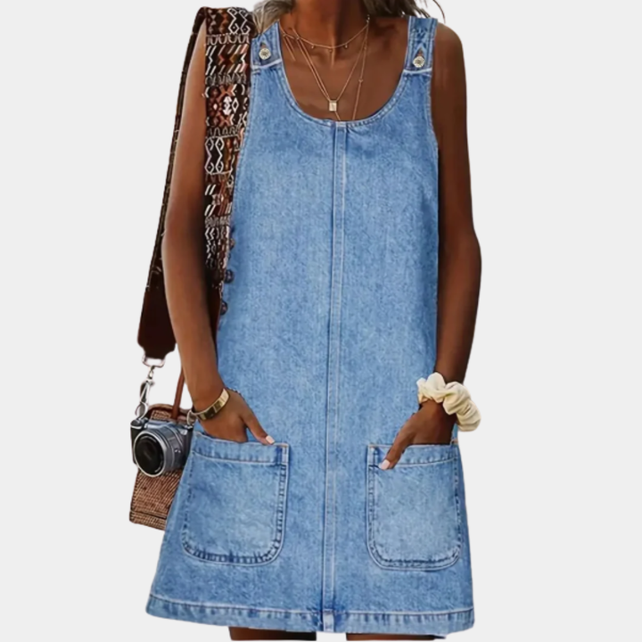 Saylor | Soft Denim Day Dress