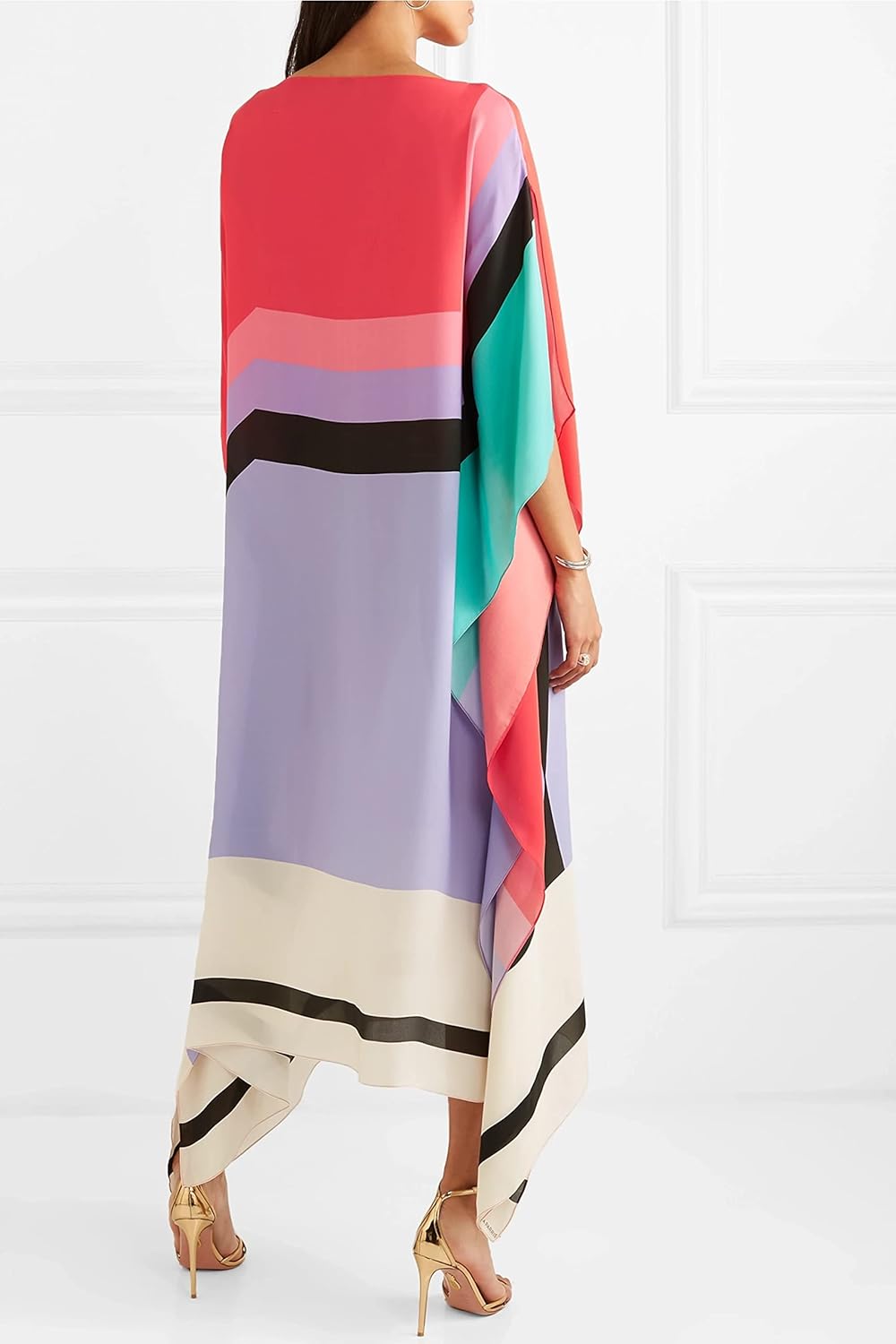 Xyrelvyn | Elegant Colorblock Maxi Dress