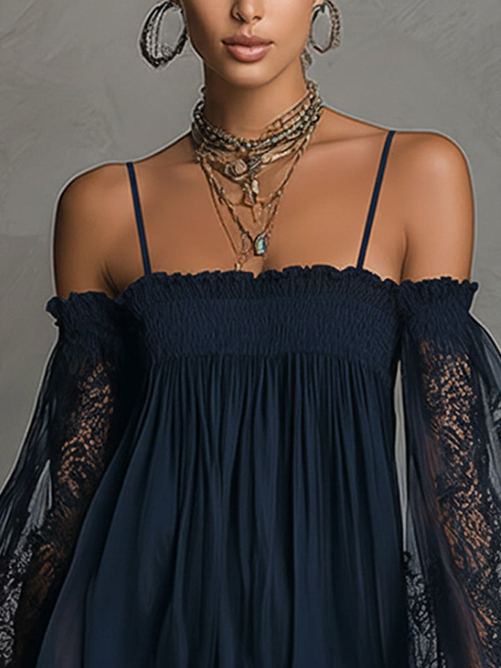 Noira | Soft Chiffon Evening Mini Dress