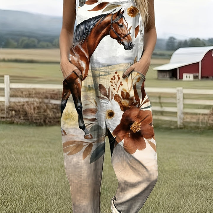 Willowmere | Rustic Equine Bloom Dungarees