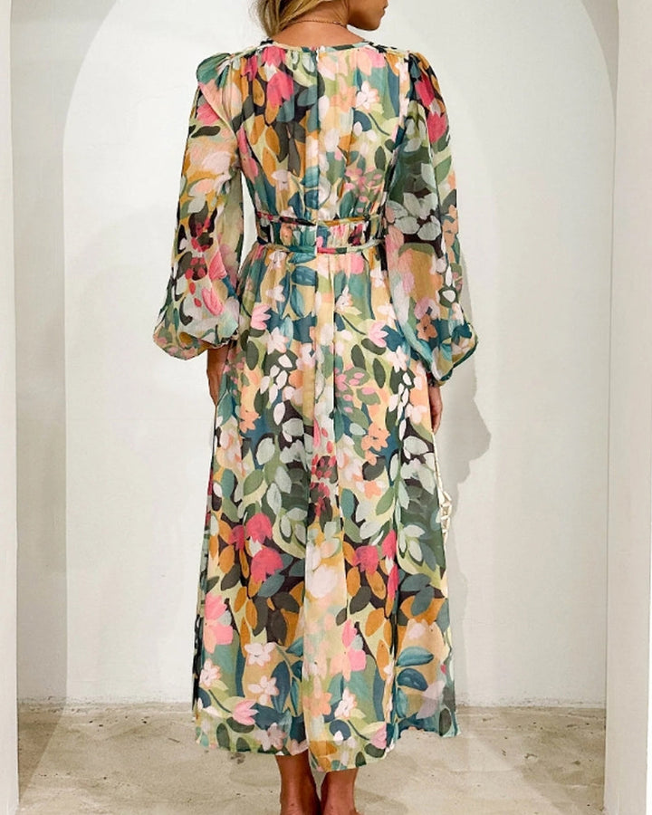 Corrine | Soft Floral Everyday Midi Dress
