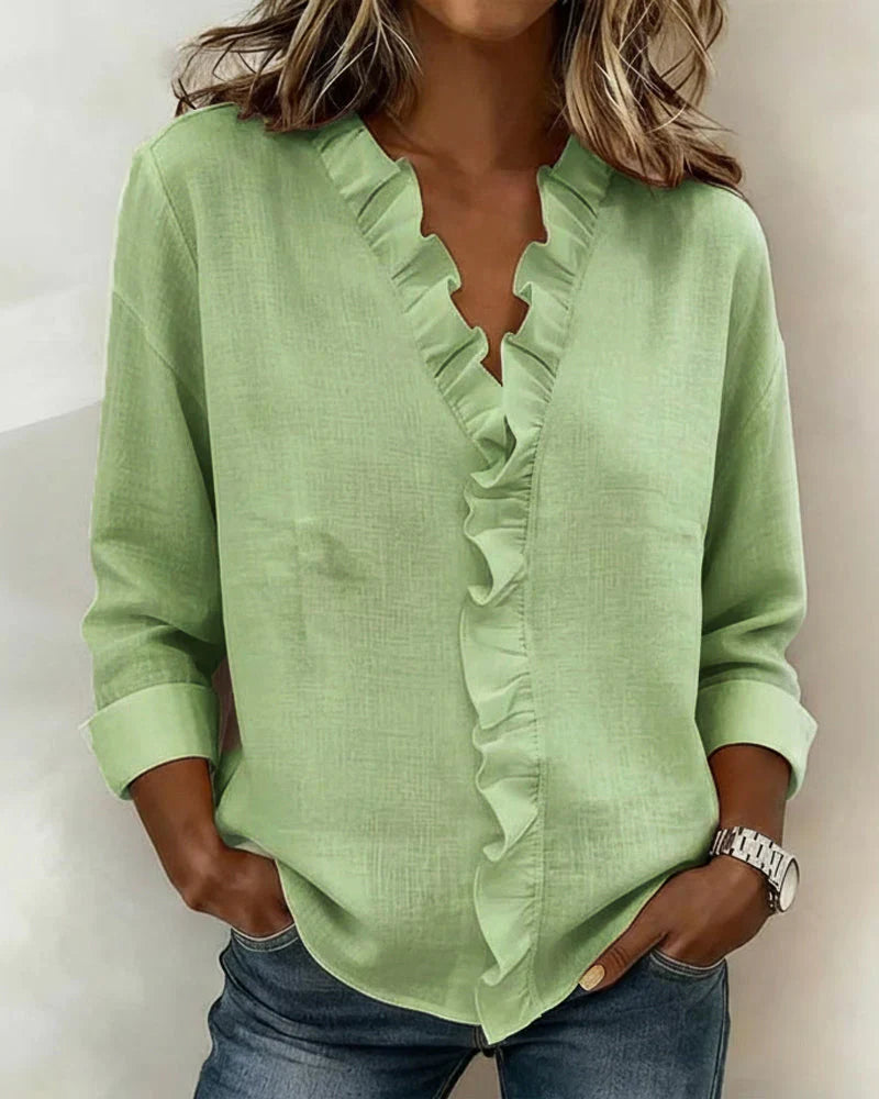 Amelia™ | Heritage Ruffle Blouse