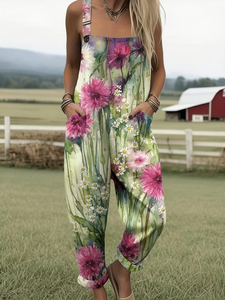 Meadowlark | Wildflower Meadow Drift Dungarees