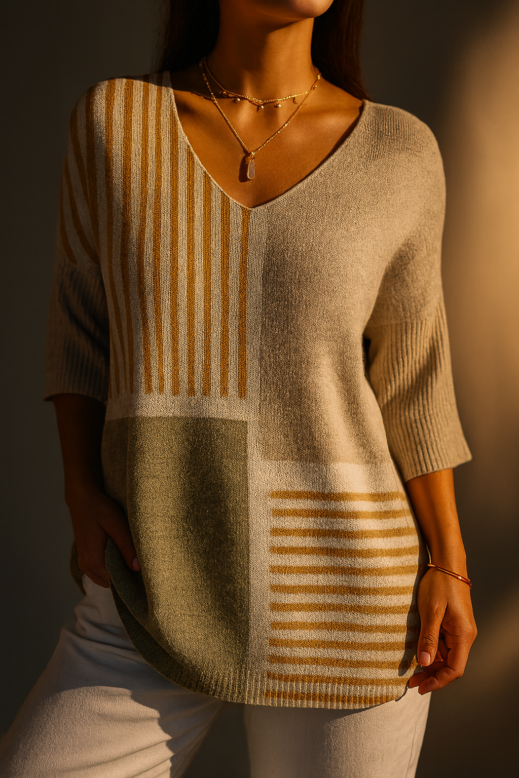 Maribel | Vintage Floral Knit Top