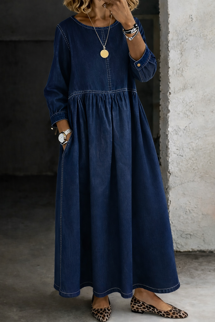 Melissa | Soft Denim Day Dress