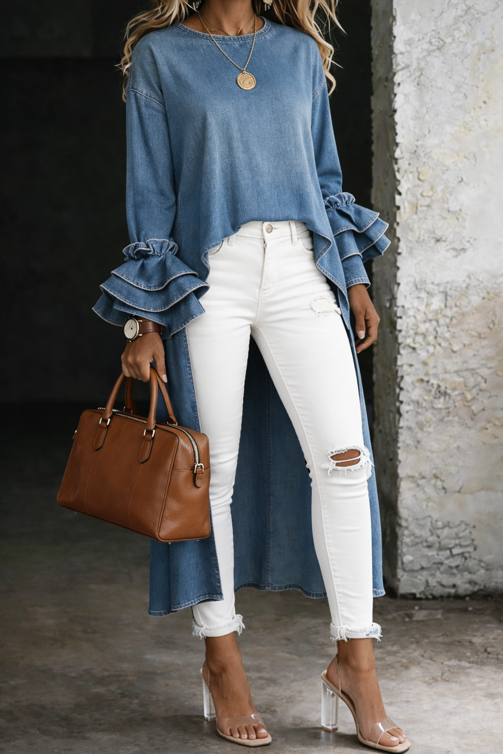 Ashley | Soft Chambray Shirt
