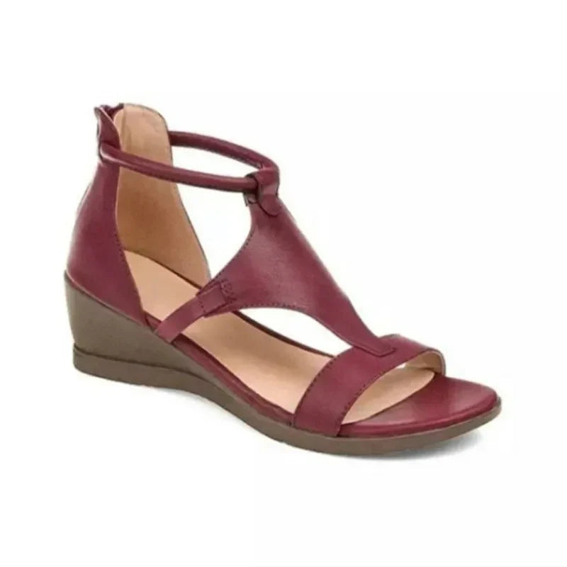 Sanne Women's Orthopedic Leather Sandals – Where Comfort Meets Style