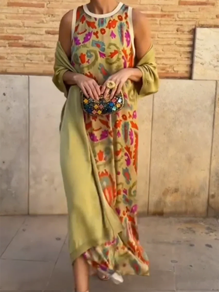 Delly | Boho Grace Two-Piece Dress