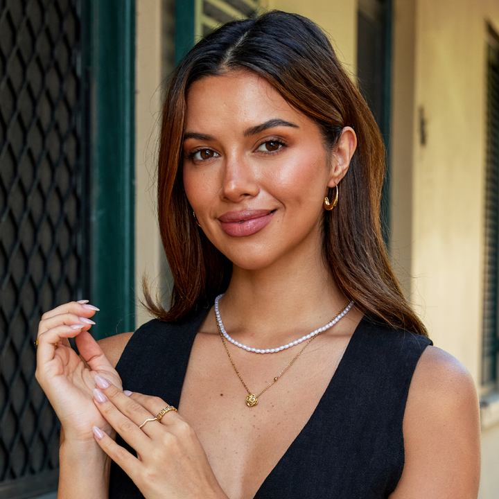 Rose Gold Pendant Necklace