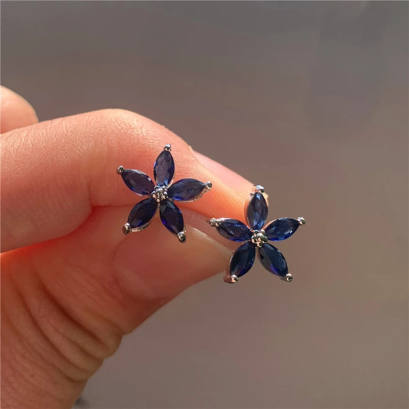 Serena Florianne Sapphire Studs