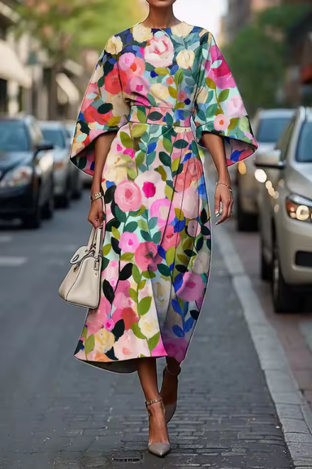 Elowen | Garden Bloom Elegance Dress