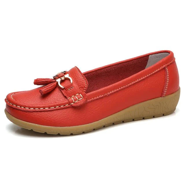 Orthopaedic Tassel Loafers | Cushioned Slip-On Flats for All-Day Comfort