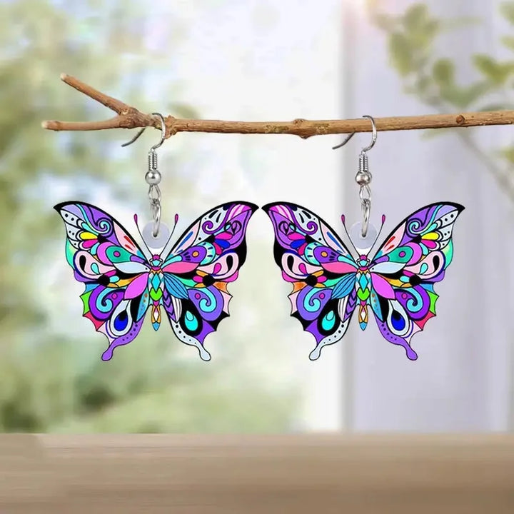 Colorful Butterfly Earrings for Women
