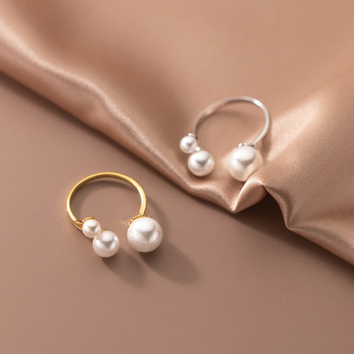 Triple Adjustable Freshwater Pearl Ring