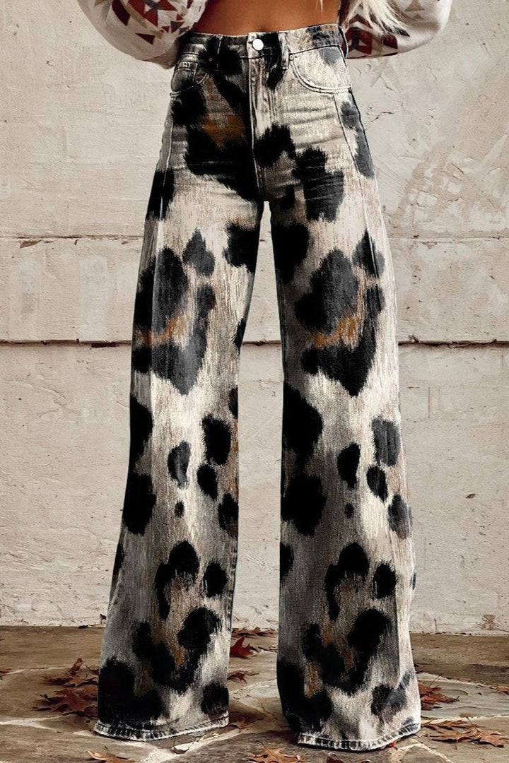 Cheetah | Effortless Wide-Leg Trousers