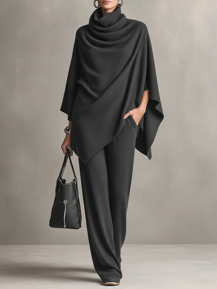 Aurelia™ | Draped Elegance Two-Piece Set