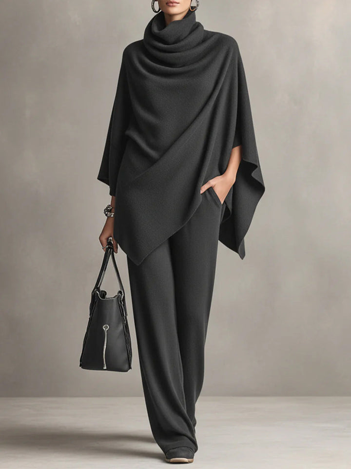 Aurelia™ | Draped Elegance Two-Piece Set