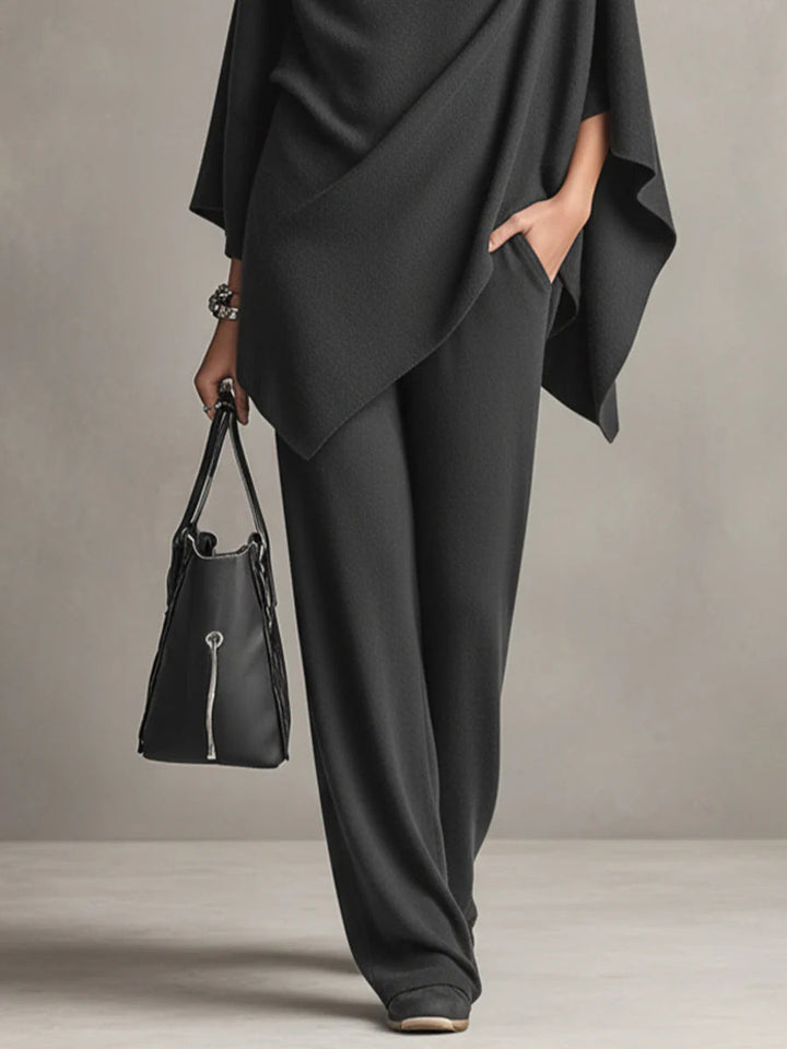 Aurelia™ | Draped Elegance Two-Piece Set