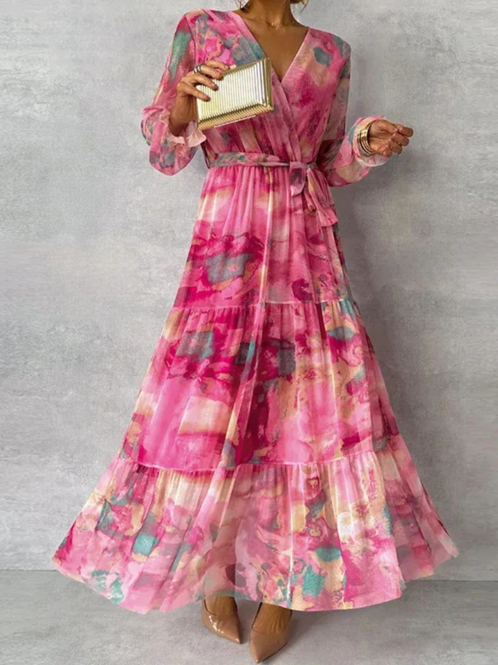 Elowen | Floral Wrap Maxi Dress