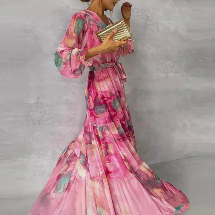 Elowen | Floral Wrap Maxi Dress