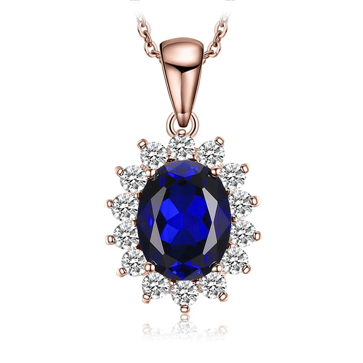 Elisara Crown Sapphire Pendant
