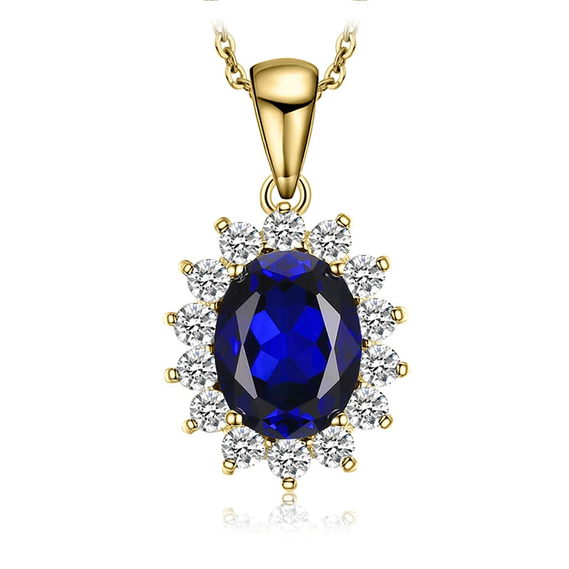 Elisara Crown Sapphire Pendant