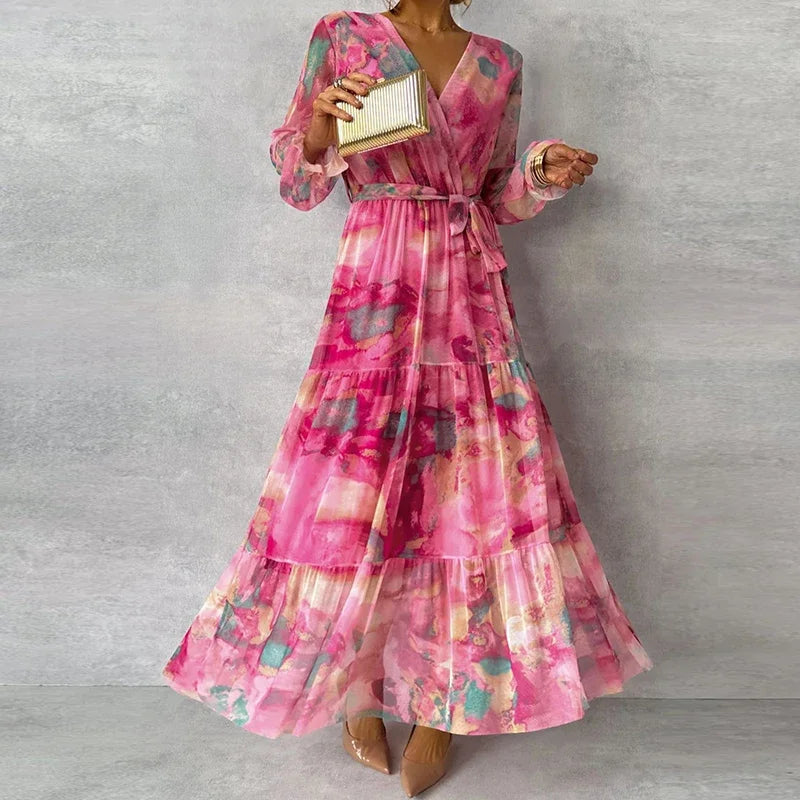 Elowen | Floral Wrap Maxi Dress