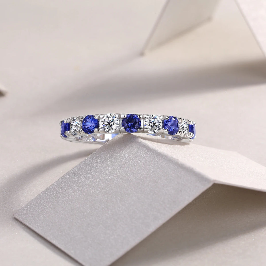 Elowen Sapphire Eternity Band