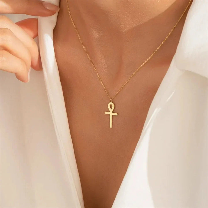 Gold Ankh Pendant