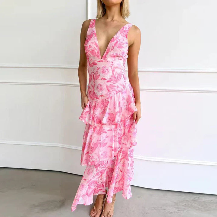 Elowen | Floral Tiered Maxi Dress